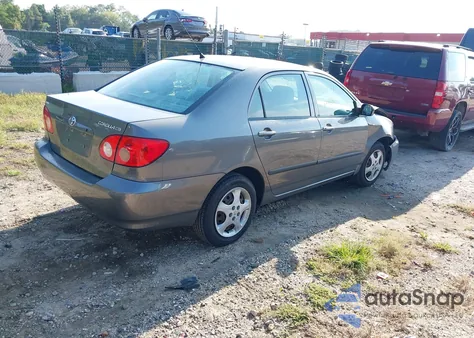 2006 Toyota Corolla Ce из США, поврежденный, VIN 2T1BR32E66C626093